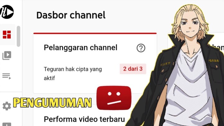 PENGUMUMAN HADNART KENA 2 PERINGATAN YOUTUBE