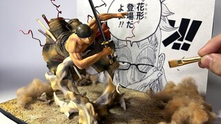 花形登場だよい!! 超回復したロロノア・ゾロを作ってみた ワンピース フィギュア/Sculpting Revived Roronoa Zoro ONE PIECE CLAY FIGURE