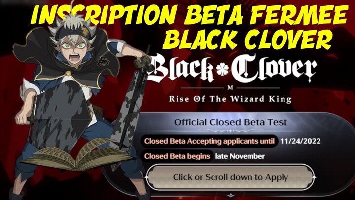 BLACK CLOVER CLOSED CLOVER DON'T MISS IT!