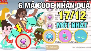 MÃ CODE COUPON NHẬN QUÀ KIM CƯƠNG XU BĂNG NGÀY 17 THÁNG 12 MỚI NHẤT TRONG PLAY TOGETHER