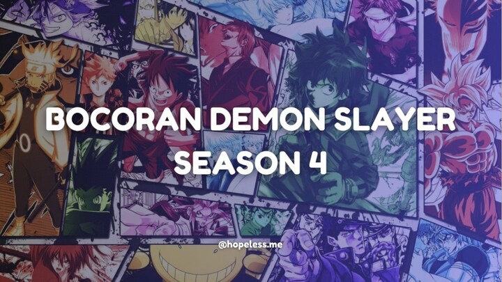 Bocoran Demon Slayer Season 4