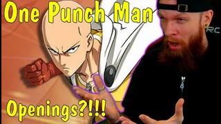 First Time Reaction One Punch Man openings/intros