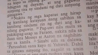 Pang Araw Araw na Talata.               Exodus 5:17-21
