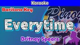 Everytime by Britney Spears (Karaoke : Baritone Key)