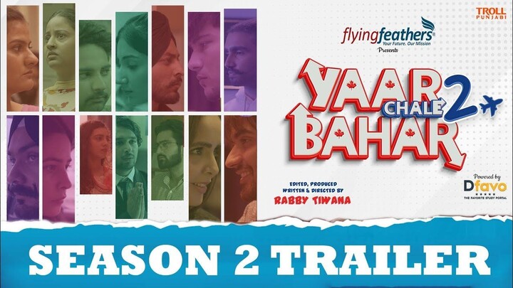 Yaar Chale Bahar Season 2 | Official Trailer | EP 1 Releasing 1 April 5 PM | Punjabi Web Series 2023