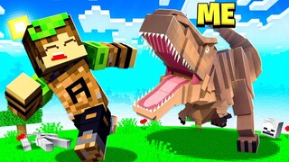 I Fooled My Friends as DINOSAURS in Minecraft