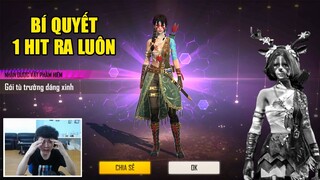 FREE FIRE -  Bí Quyết 1 HIT Trúng Skin Tù Trưởng Dáng Xinh | THI BLUE