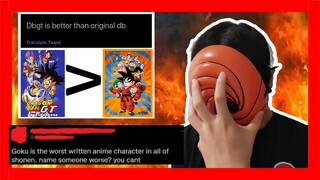 Goku is the WORST WRITTEN CHARACTER in Shonen !?  - Reacting to Dragon Ball Hot Takes