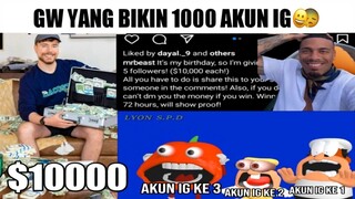 Mr Beast Birthday Giveaway $10000 to Followers (Pizza Tower Screaming Meme)