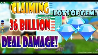 CLAIMING 36B DAMAGE (DEAL DAMAGE COMPLETED) - ALL STAR TOWER DEFENSE