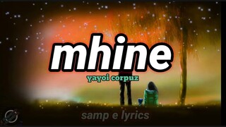 mhine - yayoi (lyrics video)                                         mahal kita simula pa nung una