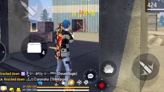 Free Fire 3 Finger Gameplay in IPhone 15