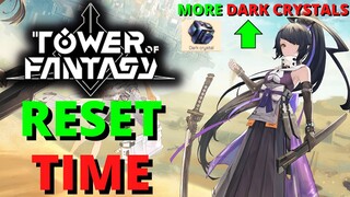 Tower Of Fantasy Vera 2.0 Free Dark Crystals Ultimate Guide Day 61 Bygone Phantasm Weekly Resets