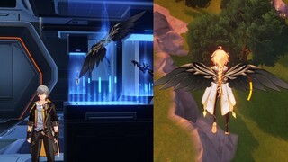 Genshin Easter Egg (Wind Glider) in Honkai Star Rail