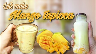 Pwdeng pangnegosyong Mango tapioca with drinkable version| Vlog No.31|Anghie Ghie