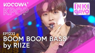 RIIZE - Boom Boom Bass | SBS Inkigayo EP1232 | KOCOWA+