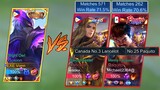 GUSION VS PRO LANCELOT & PAQUITO Meta Strong Enemies vs Underrated Gusion