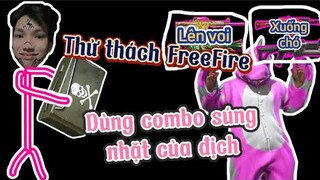 Thử thách thay đổi súng giống địch trong FreeFire | Chú Xám #shorts