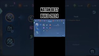 Natan Best Build 2024 #shorts #mlbb
