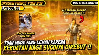 TUAN MUDA YG KEKUATAN NAGA SUCINYA DIREBUT | BAHAS ALUR CERITA DONGHUA DRAGON PRINCE YUAN ZUN #01