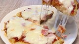 Potato pizza | พิซซ่ามันฝรั่ง ไม่ง้อเตาอบ❗️มีแค่กะทะ ก็ฟินได้😋