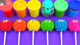 Jingle cat lollipop cute crocodile colorful mud toy
