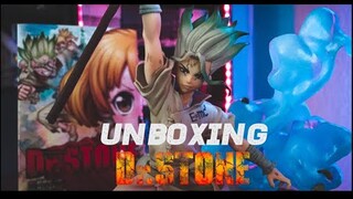 Unboxing de la FiguartsZero de Dr.Stone Senku ichigami + Manga Japones 22 de Dr.Stone