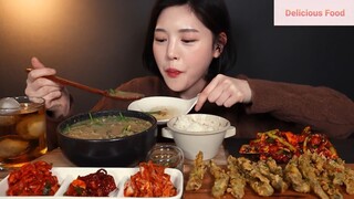 Món Hàn : Thưởng thức canh cá chạch, cá chạch chiên 2 #mukbang