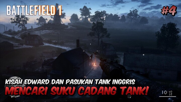 Mencari Suku Cadang Tank di MARKAS MUSUH! - Battlefield 1 Indonesia #4