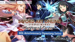 Sword Art Online Integral Factor: 6th Anniversary Opening Intro
