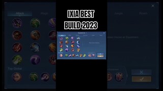 IXIA BEST BUILD 2023 #shorts #mlbb