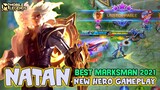 Next New Hero Natan Gameplay , Best Marksman - Mobile Legends Bang Bang