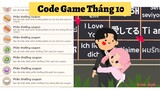 Code game mới tháng 10 Play Together #29 - BIGBI