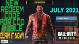 *July 2021* Call Of Duty Mobile New Redeem Code | Cod Mobile Redeem Code