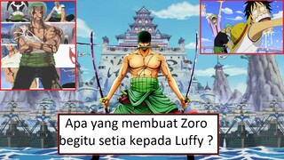 Mengapa Zoro Sangat Setia dan Tidak Pernah Mencoba Mengkhianati Luffy? Inilah Alasannya!