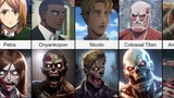Attack on Titan Characters As Zombies