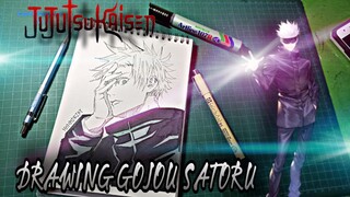 Drawing Gojou Satoru by Kyy'art