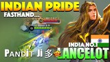 Indian No.1 Lancelot Insane FastHand Gameplay! | Top Global Lancelot Gameplay By Pᴀɴᴅiᴛ Ji 多 ~ MLBB