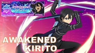 SAO Alicization Rising Steel: Awakened Power Kirito Summons/Scout