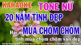Hai Mươi Năm Tình Đẹp Mùa Chôm Chôm Karaoke Tone Nữ Nhạc Sống - Phối Mới Dễ Hát - Nhật Nguyễn