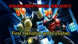 Kamen Rider Kuuga and Agito First Henshin and Finisher