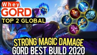 World Rank No.2 Gord | Full gameplay by [ Whey ] | Mobile Legends Bang Bang