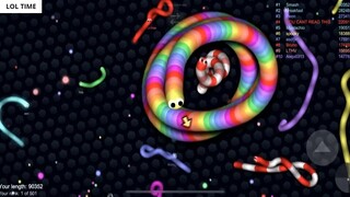 Slither.io A.I. 190,000+ Score Epic Slitherio Gameplay 9