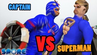 Superman vs Captain America | SPORE