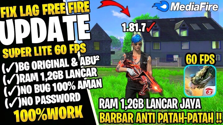 FIX LAG FREE FIRE 1.81.7 RUSHER || CONFIG ANTI PATAH PATAH RAM 2GB FF || CONFIG FIX LAG FF 60 FPS