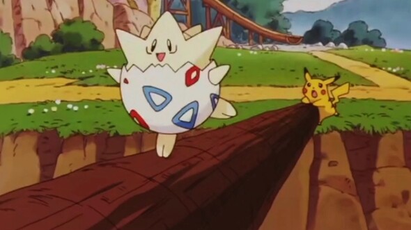 Pikachu đau lòng vì Togepi