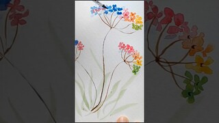 BEST Flowers Watercolor Painting idea #art  #watercolorpainting #watercolor #watercolorart #artwork