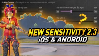 (Mới) Độ Nhạy 2.3 (iOS & Android) + 4 Ngón 🔥 | New Sensitivity 2.3 (iOS & Android) + 4 Fingers  😈