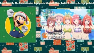 Luigi React To The Quintessential Quintuplets Movie (Official Trailer 2 + Movie Review Updated)