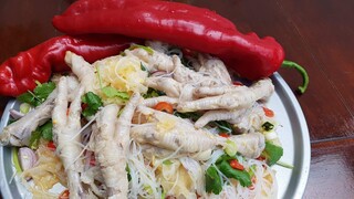 ยำตีนไก่เผ็ดๆรสเด็ดแซ่บเวอร์ Spicy  Salad Chicken  Feet